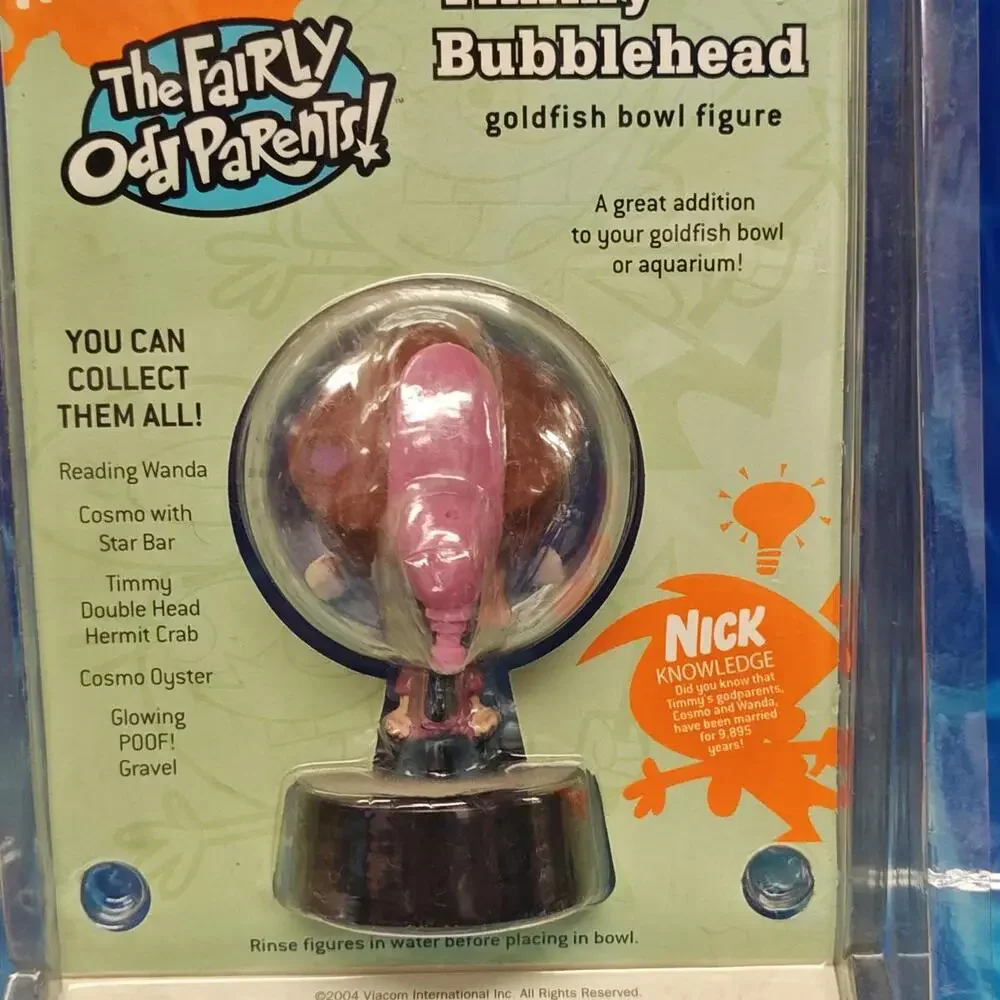 The Fairly Odd Parents Fish Tank Aquarium Bubbling Decoration Timmy Bubblehead